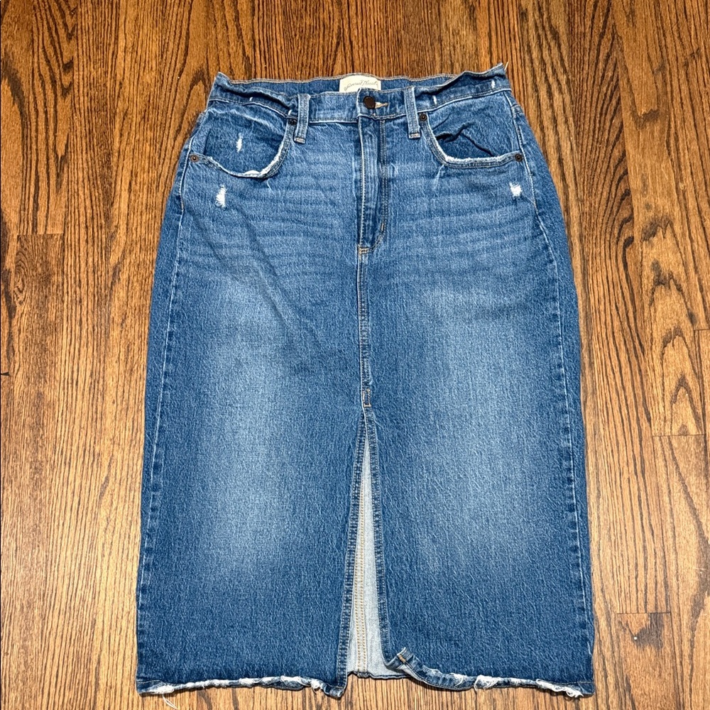 Universal Thread Blue Denim Skirt